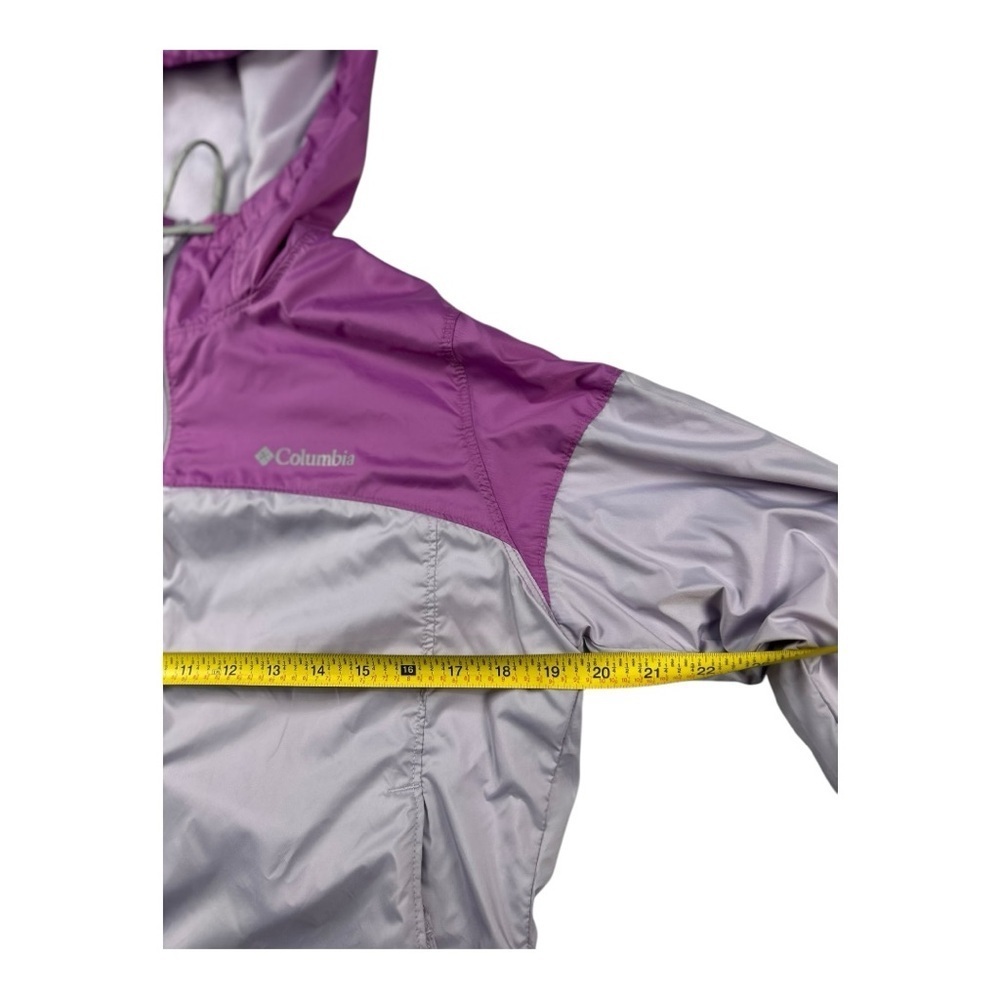 Columbia windbreaker hoodie fleece lined Sz M Women's Lavender Lilac Ski - Picture 11 of 16
